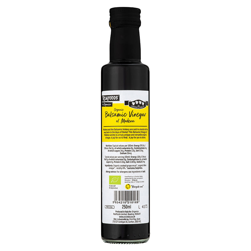 Organic Balsamic Vinegar IGP