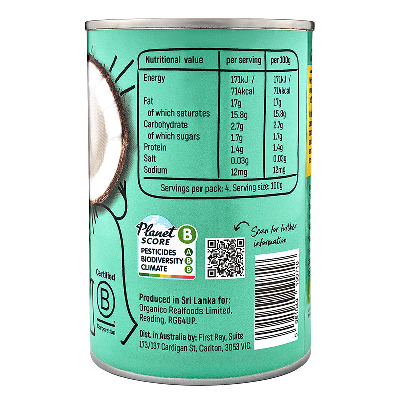 Organic Coconut Cream
