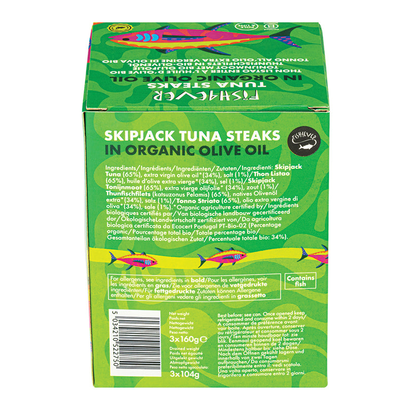 Skipjack Tuna Steaks in Oil 3pk