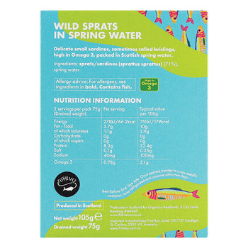 Sprats in spring water