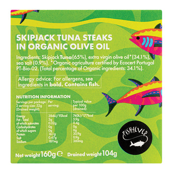 Skipjack Tuna Steaks in olive oil