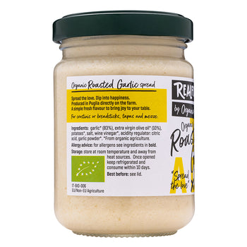 Organic Roasted Garlic Spread