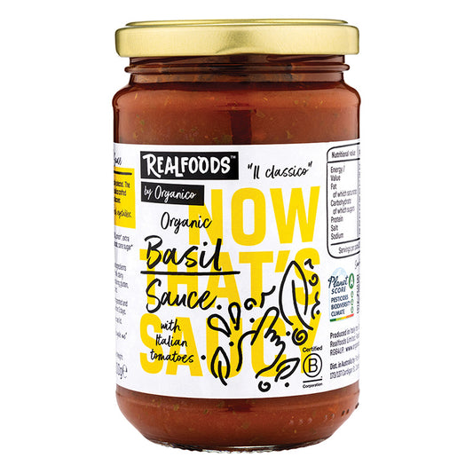 Organic Tomato and Basil Sauce