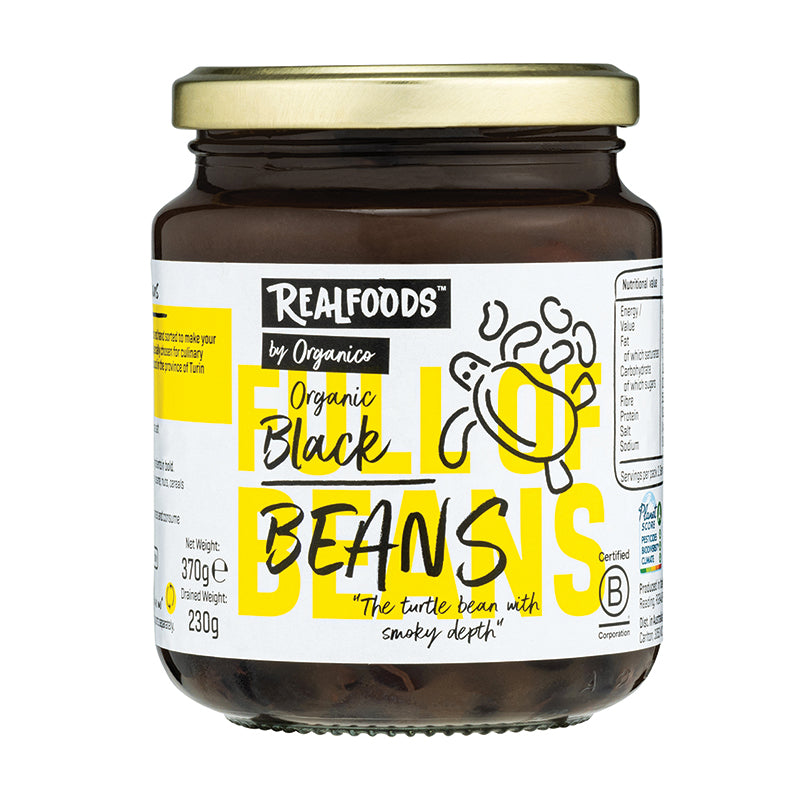 Organic Black Beans in water
