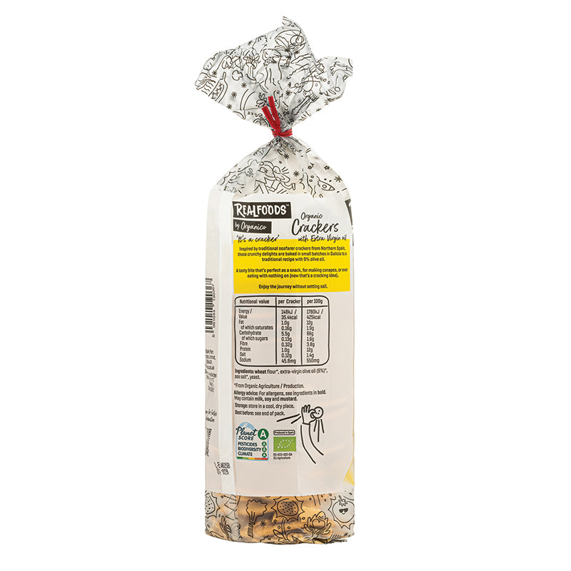 Organic Baked Crackers (with EVOO)