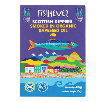 Smoked kippers in org rapeseed oil