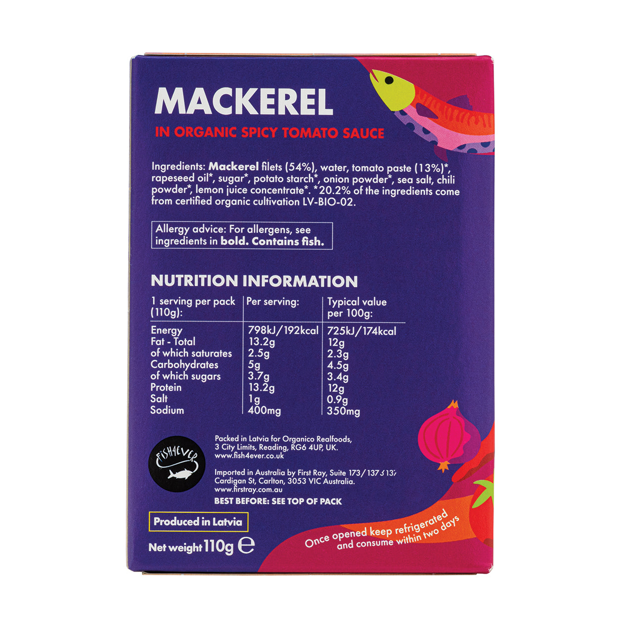 Mackerel in Spicy Tomato Sauce