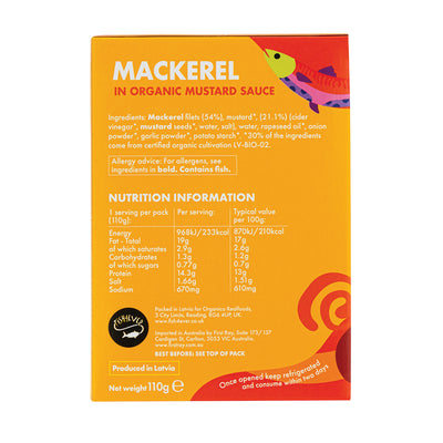 Mackerel in Mustard Sauce