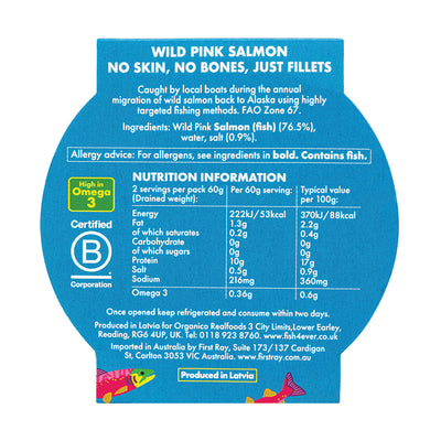 Wild Pink Salmon filleted