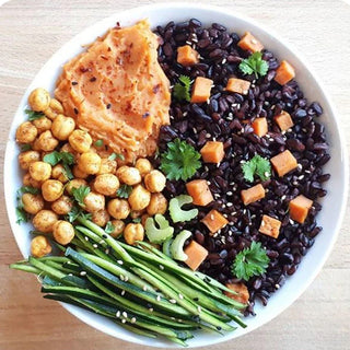 Sweet Potato & Black Rice Bowl