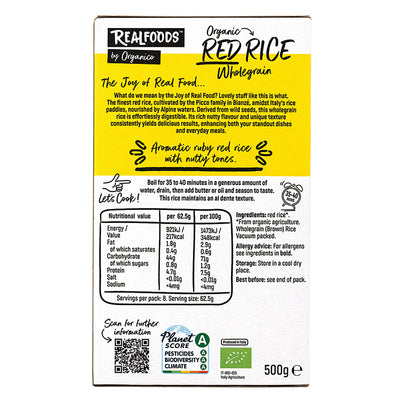 Organic Red Wholegrain Rice