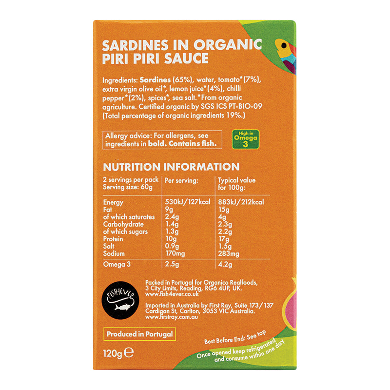 Sardines in Piri Piri Sauce