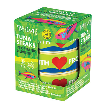 Skipjack Tuna Steaks in oil 3pk