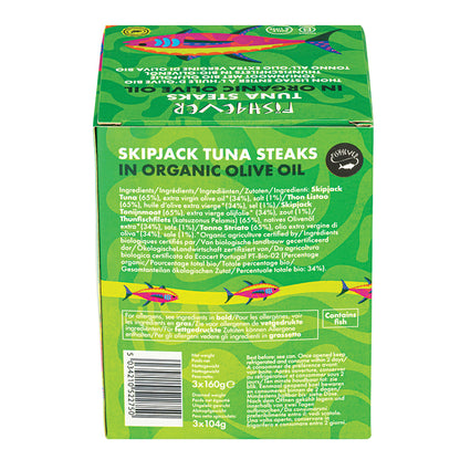 Skipjack Tuna Steaks in Oil 3pk