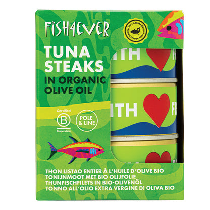Skipjack Tuna Steaks in Oil 3pk