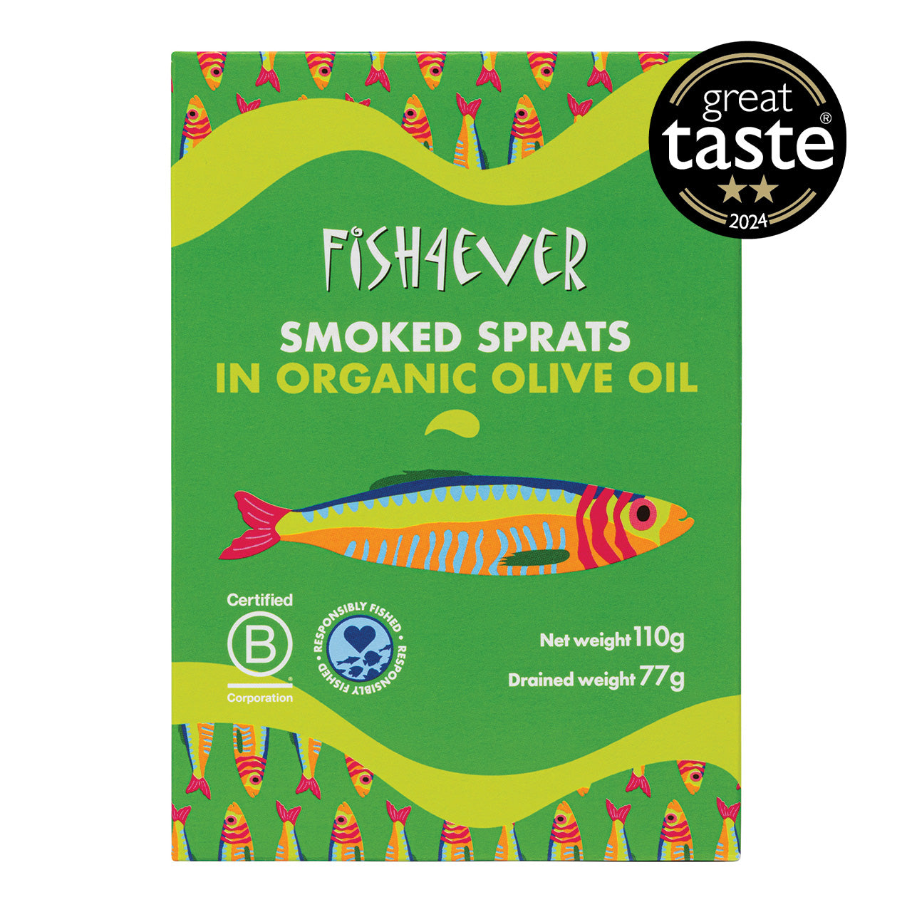 Smoked Sprats in Organic Olive Oil
