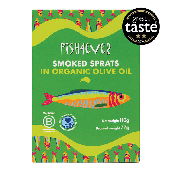 Smoked Sprats in Organic Olive Oil