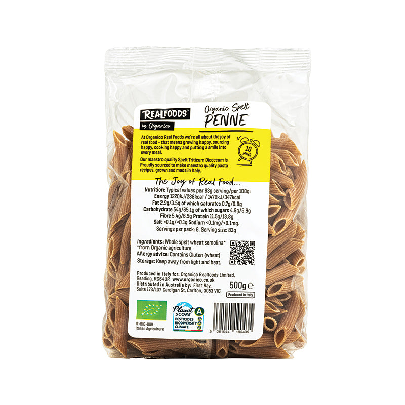 Organic Spelt Penne