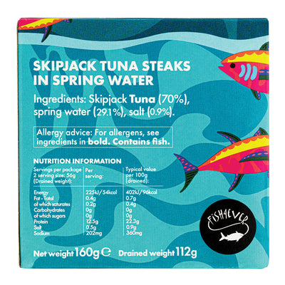 Skipjack Tuna Steaks in water