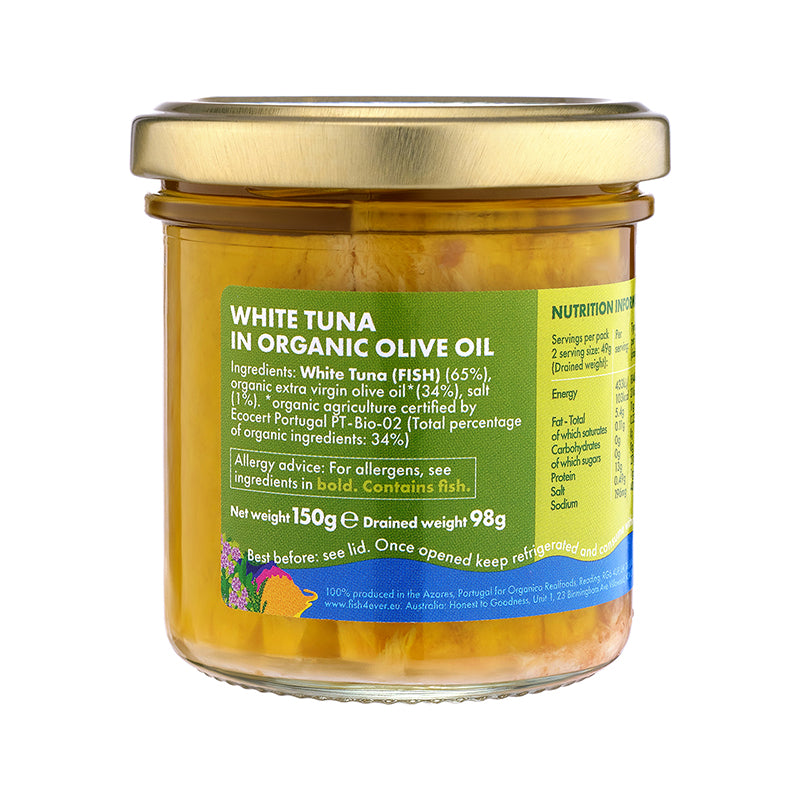 Bonito del Norte tuna steaks in organic olive oil