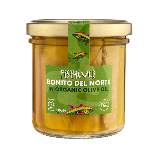 Bonito del Norte tuna steaks in organic olive oil