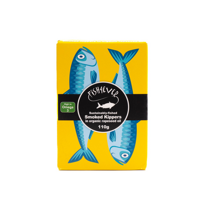 Smoked kippers in org rapeseed oil