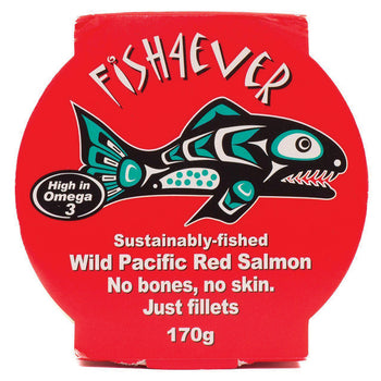 Wild Pacific Red Salmon filleted