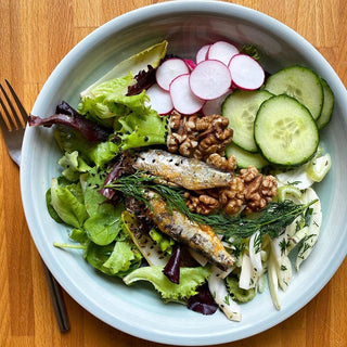 Sardine, Fennel and Walnut Salad