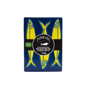 Smoked sprats in org olive oil