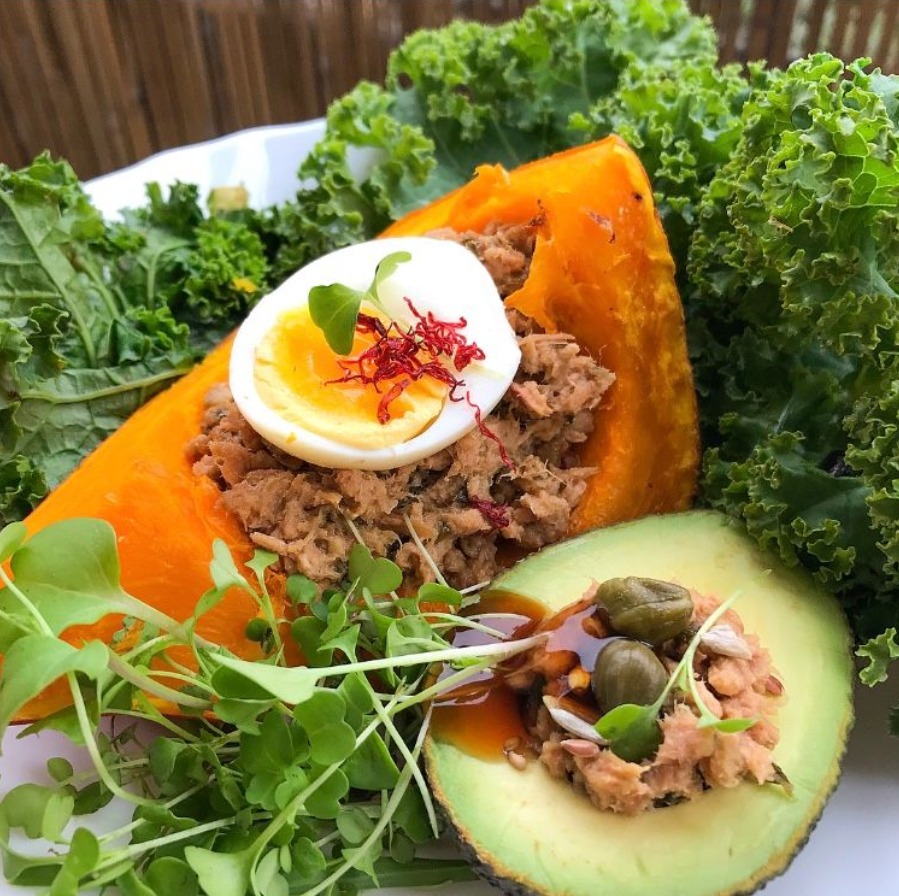 Hokkaido with Avocado and Tuna