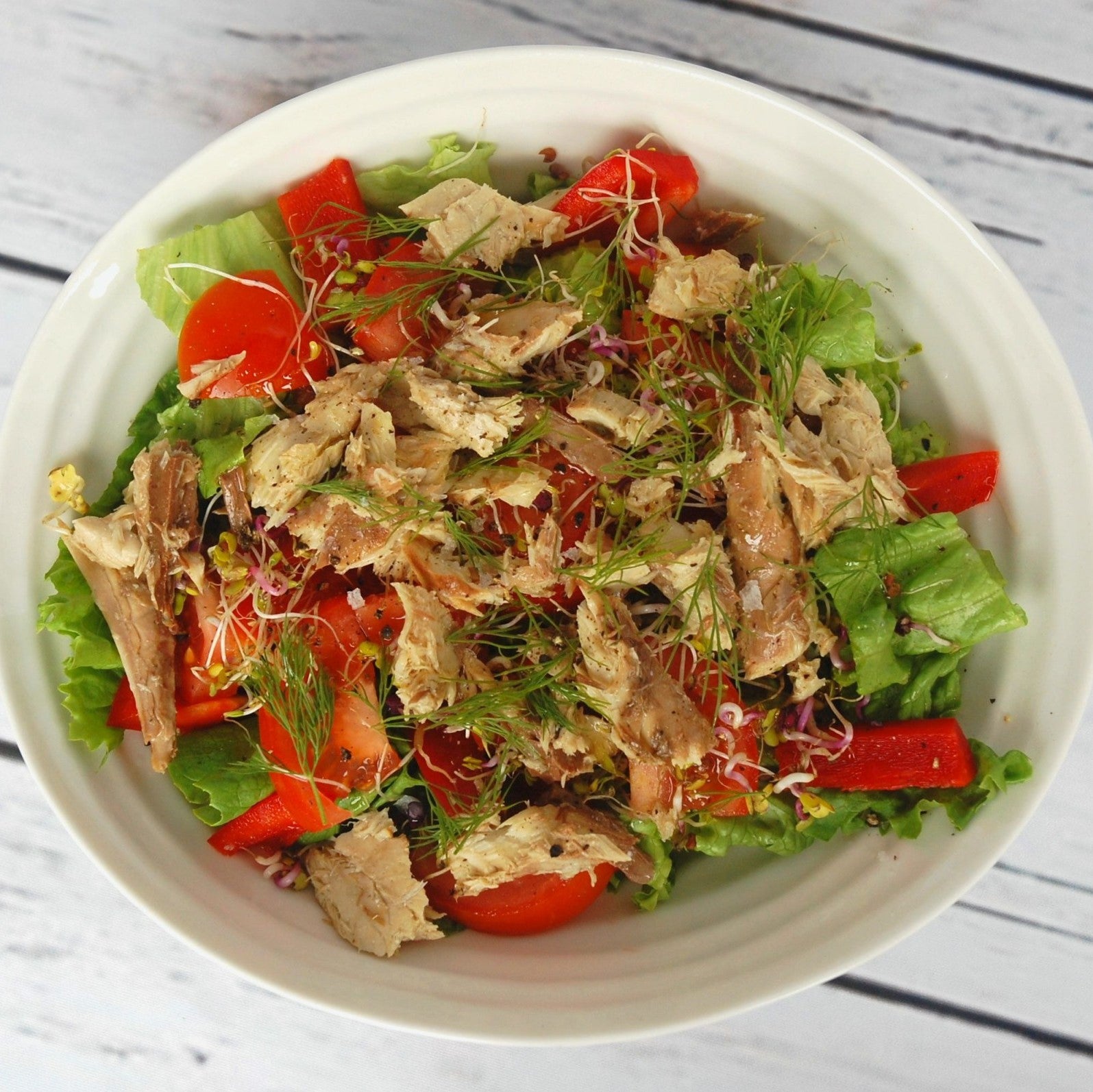 Simple Mackerel Salad