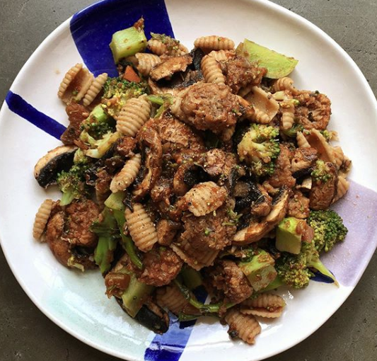 Vegan Sausage & Veggie Pasta