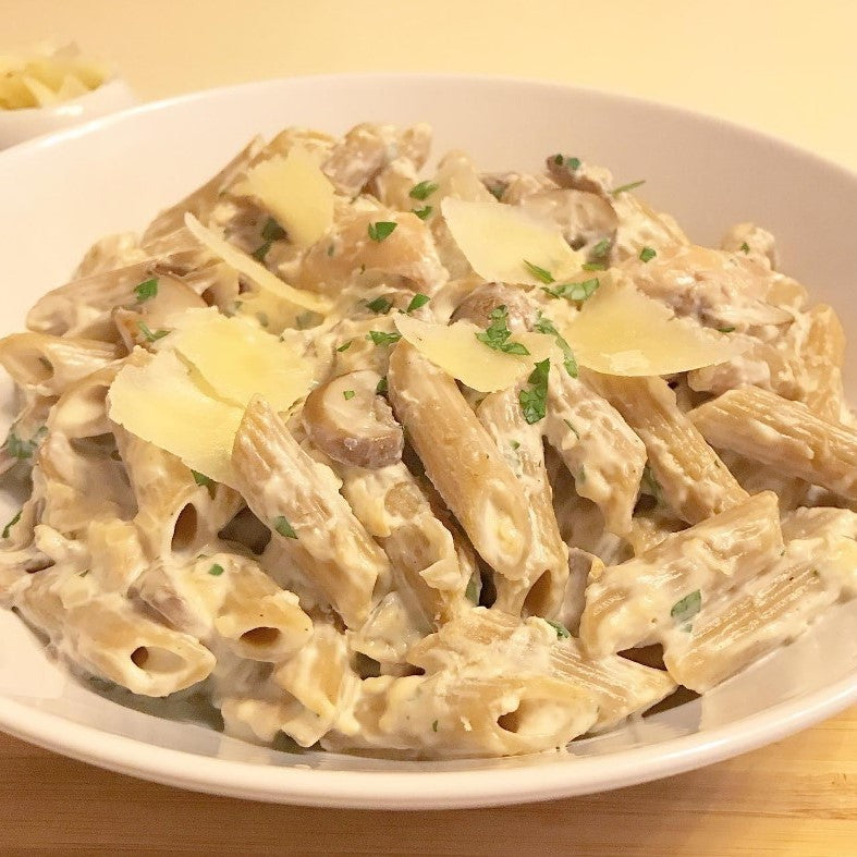 Creamy Pasta with Chicken and Mushrooms