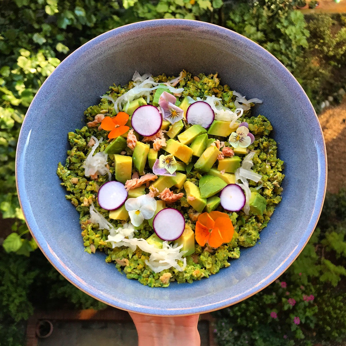 Broccoli Bowl with Wild Salmon